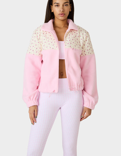 PRETTY IN PLUSH JACKET PINK - APPAREL - Betsey Johnson