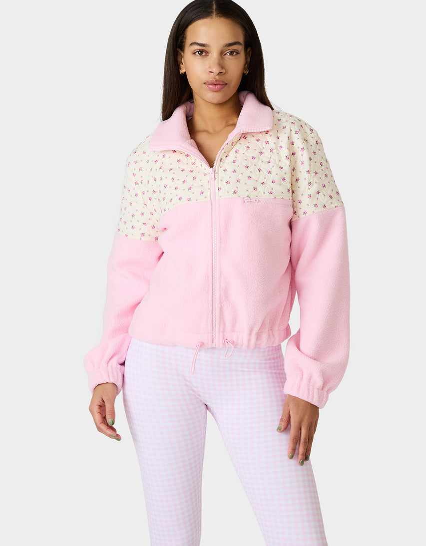 PRETTY IN PLUSH JACKET PINK - APPAREL - Betsey Johnson