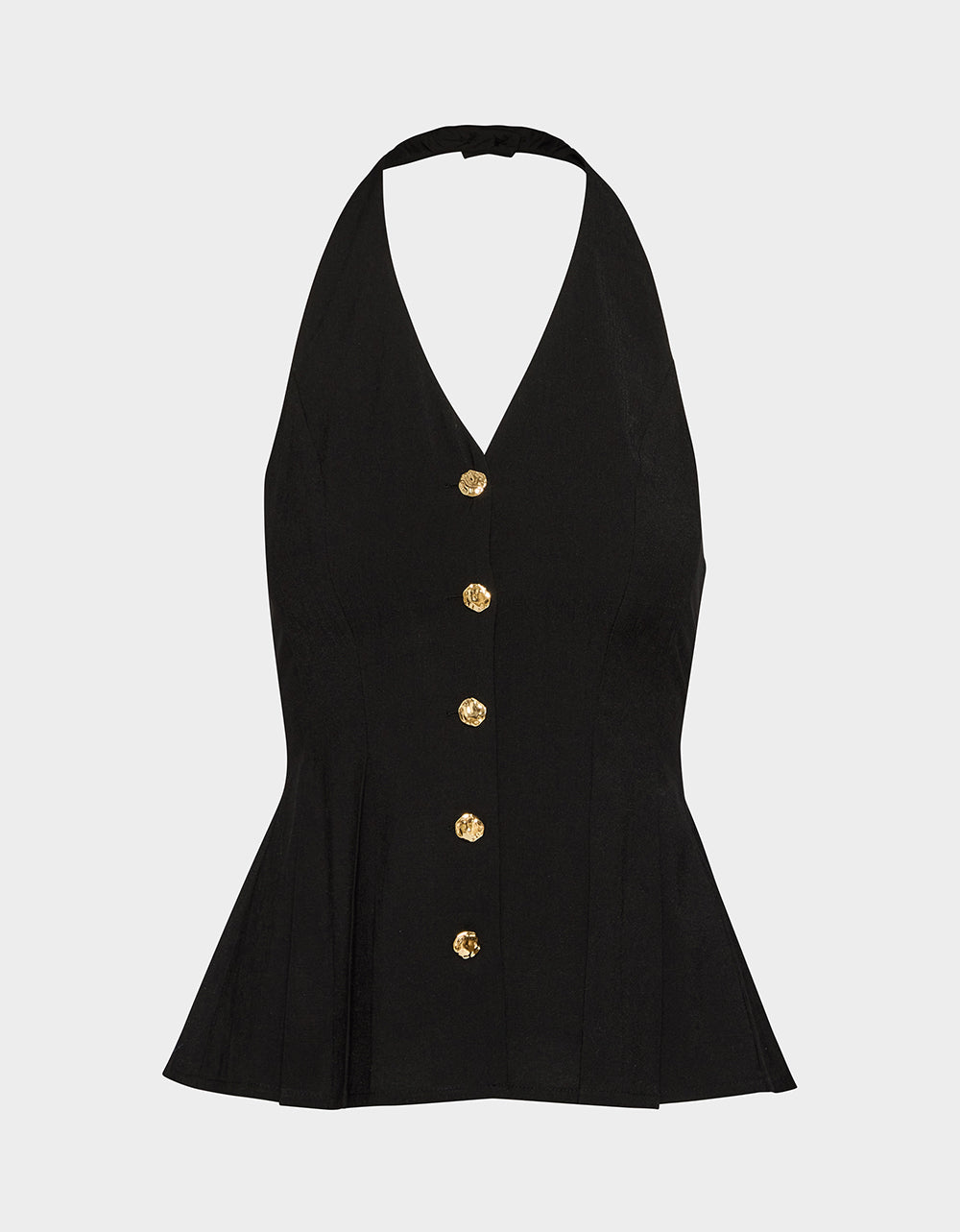BUTTERCUP BUTTON TOP BLACK - APPAREL - Betsey Johnson - view 2
