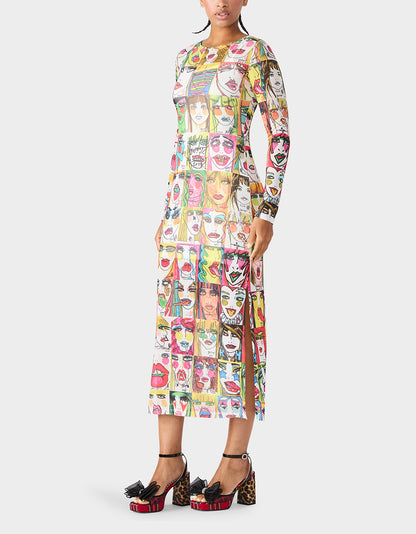 BETSEY'S ART DRESS MULTI - APPAREL - Betsey Johnson