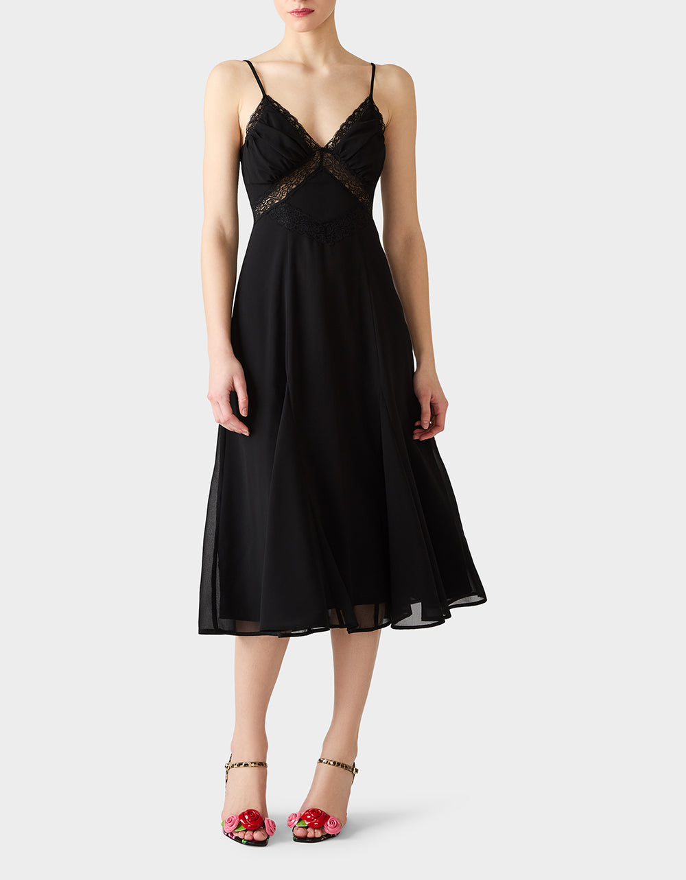OBSIDIAN SLIP DRESS BLACK - APPAREL - Betsey Johnson - view 4