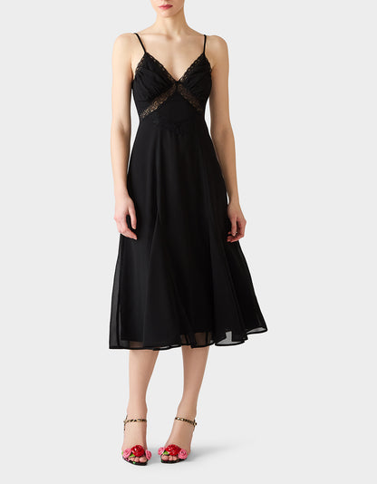 OBSIDIAN SLIP DRESS BLACK - APPAREL - Betsey Johnson