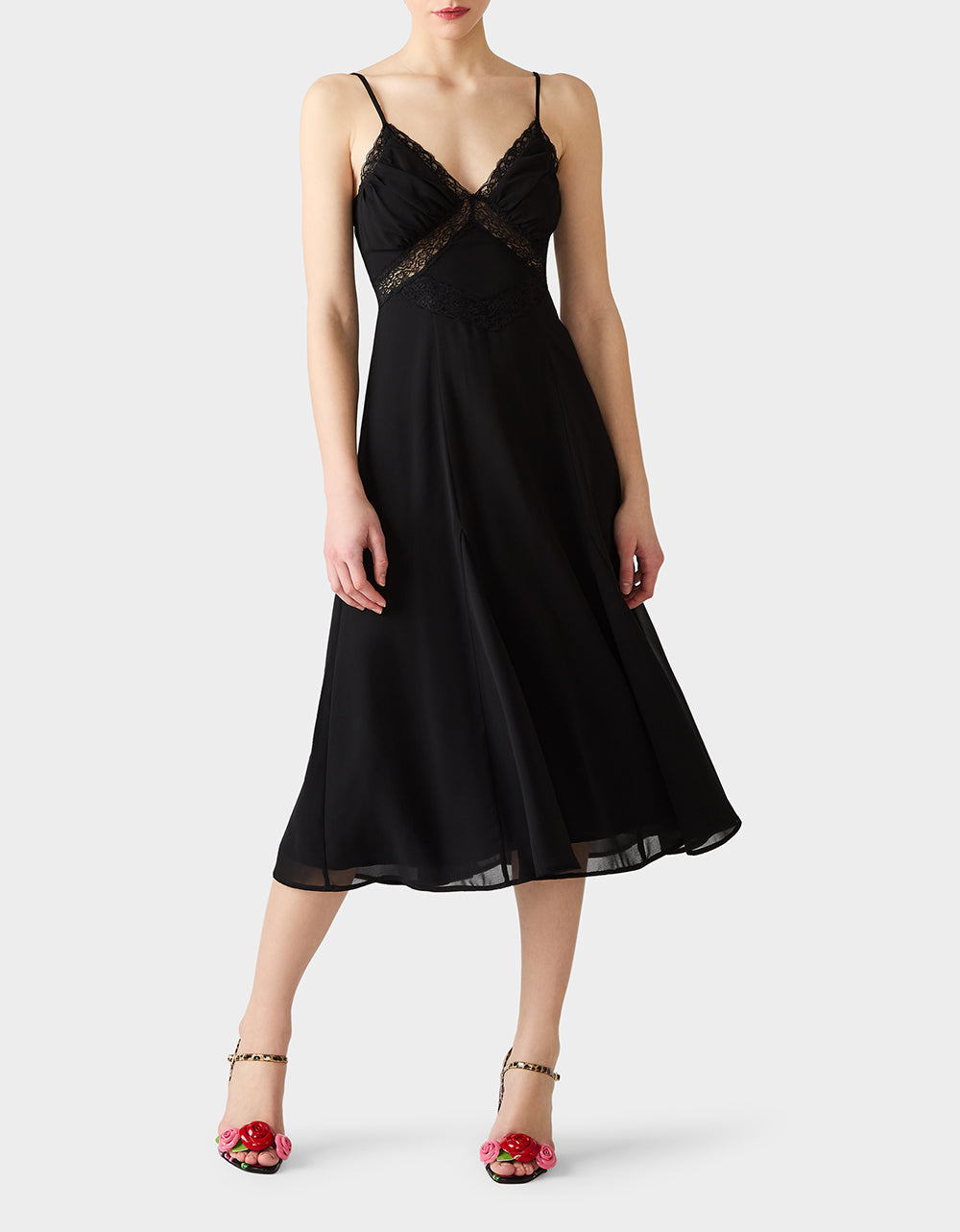 Women's Obsidian Slip Dress in Black | Size Small