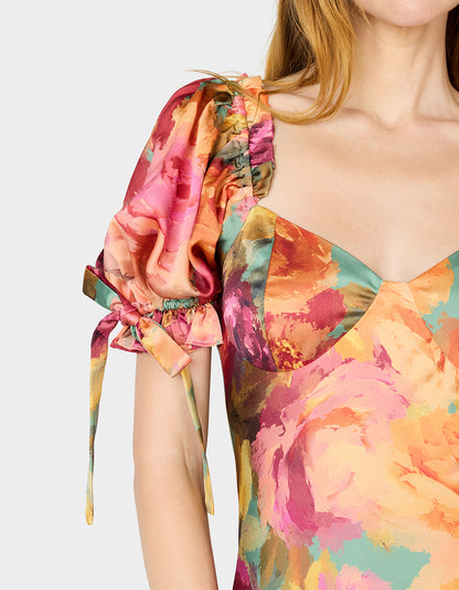 SECRET GARDEN GOWN MULTI