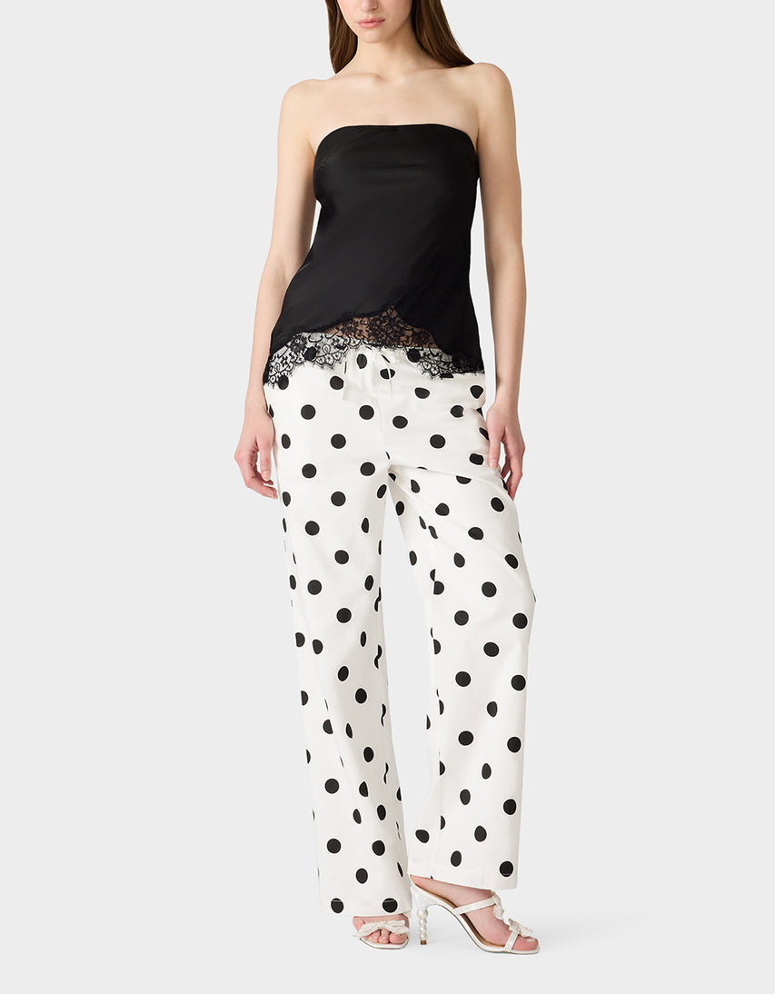 LACE AFFAIR TOP BLACK - APPAREL - Betsey Johnson
