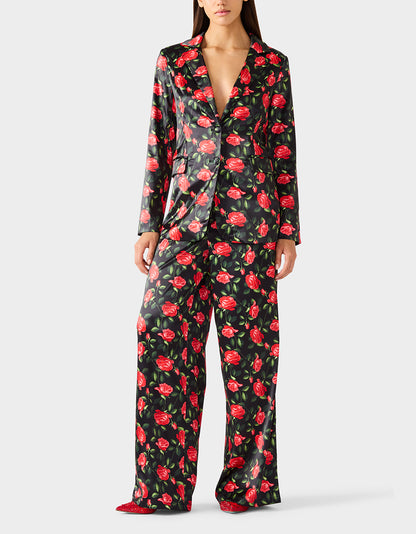 POWER BLOOM PANT BLACK - APPAREL - Betsey Johnson