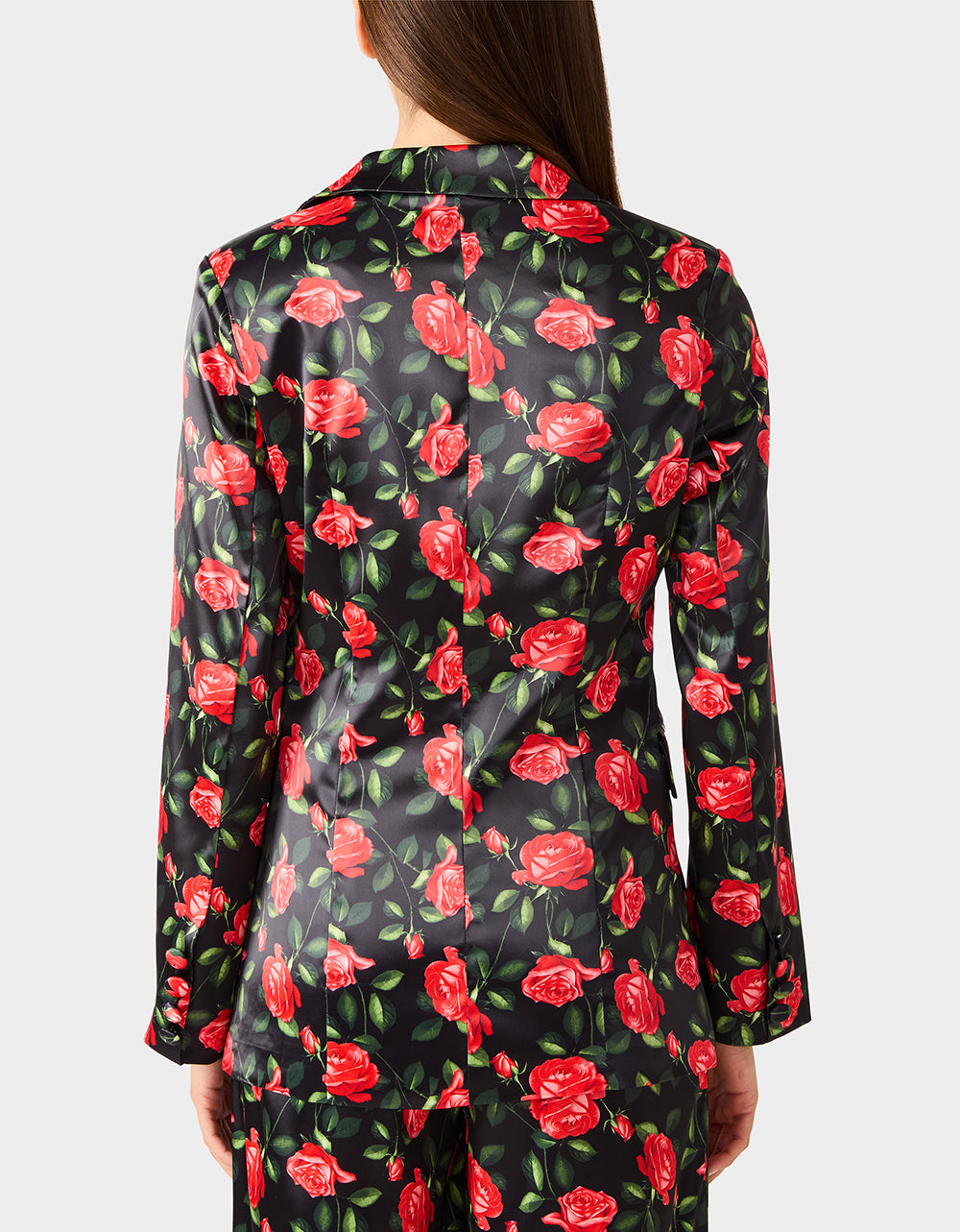 POWER BLOOM BLAZER BLACK - APPAREL - Betsey Johnson