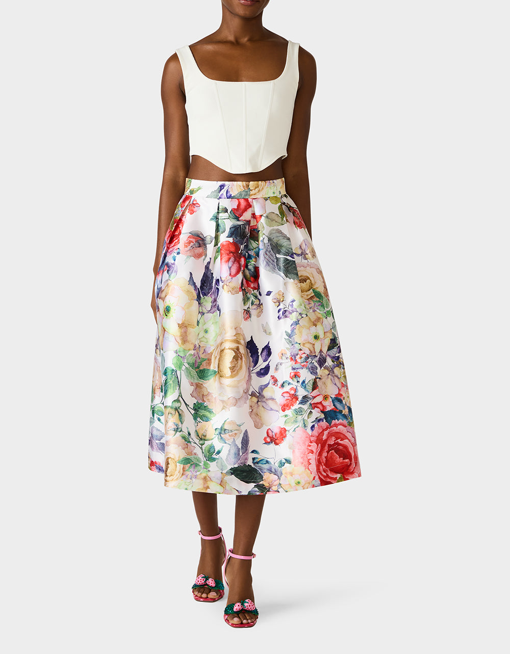 BOTANQUE SKIRT IVORY - APPAREL - Betsey Johnson - view 3