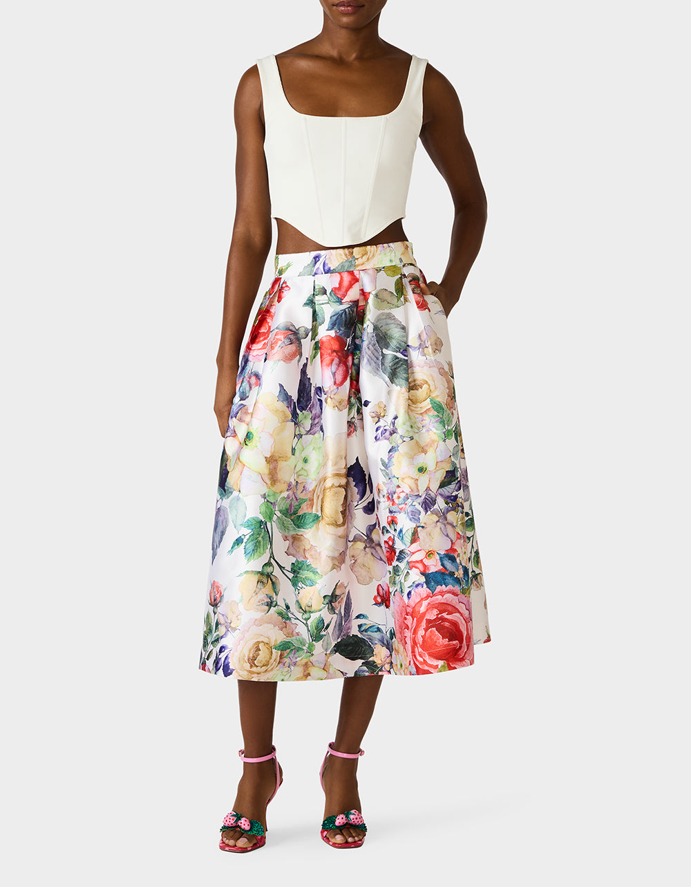 BOTANQUE SKIRT IVORY - APPAREL - Betsey Johnson