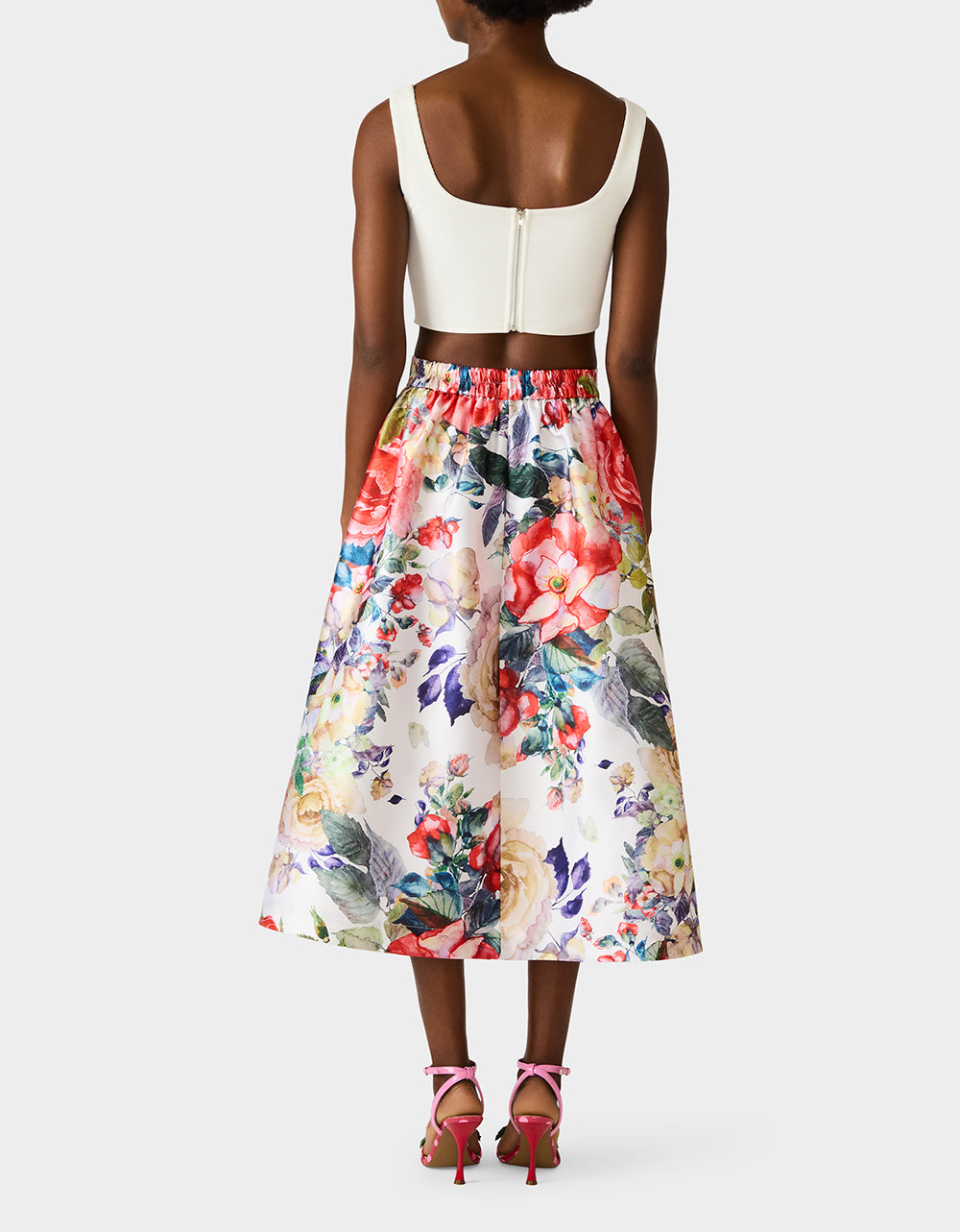 BOTANQUE SKIRT IVORY - APPAREL - Betsey Johnson - view 5