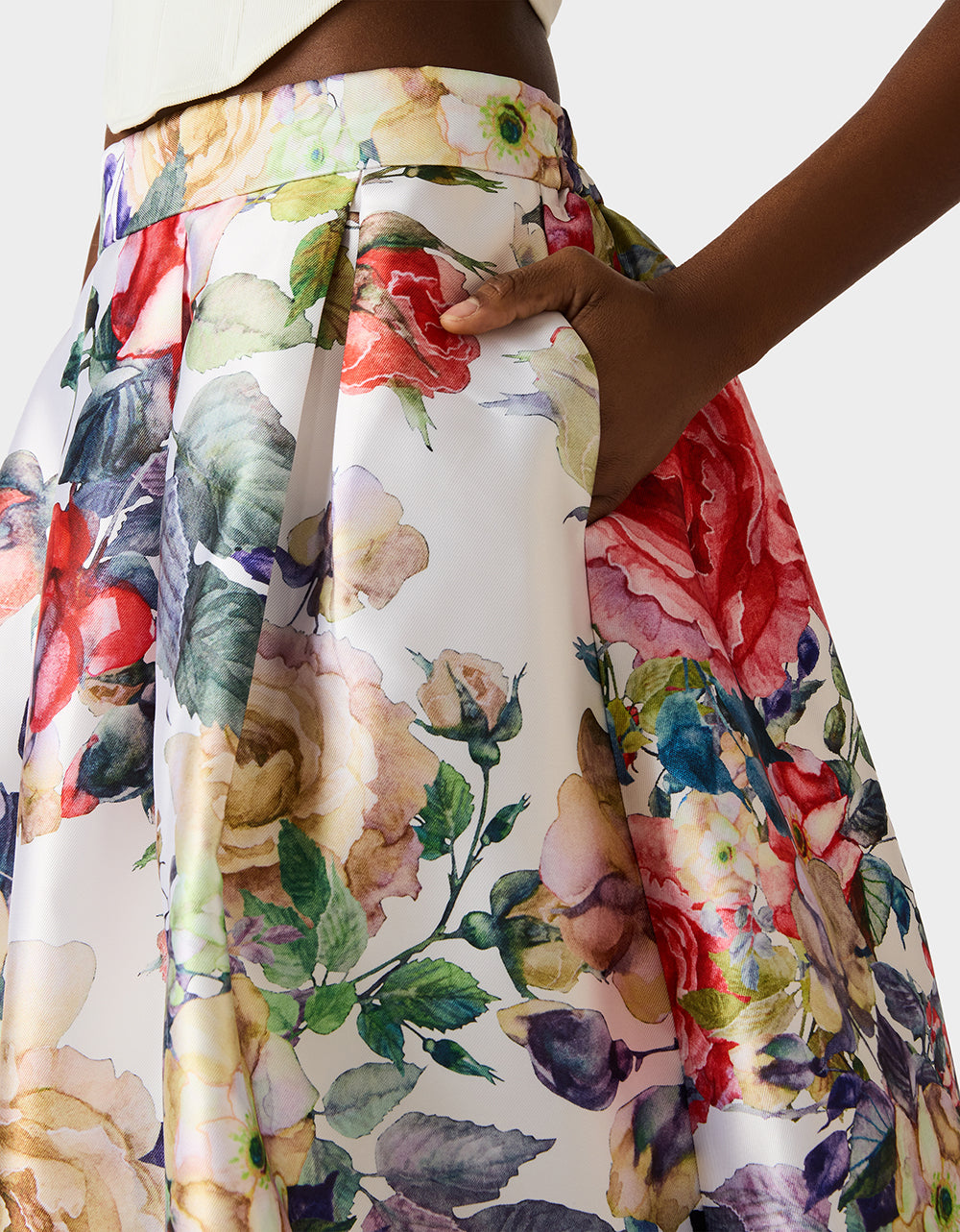 BOTANQUE SKIRT IVORY - APPAREL - Betsey Johnson - view 6