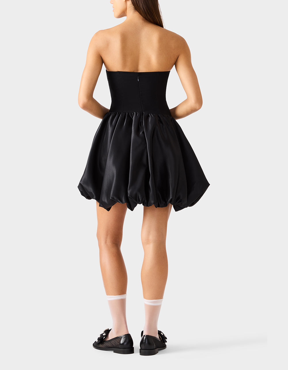BUBBLE SOIREE DRESS BLACK - APPAREL - Betsey Johnson