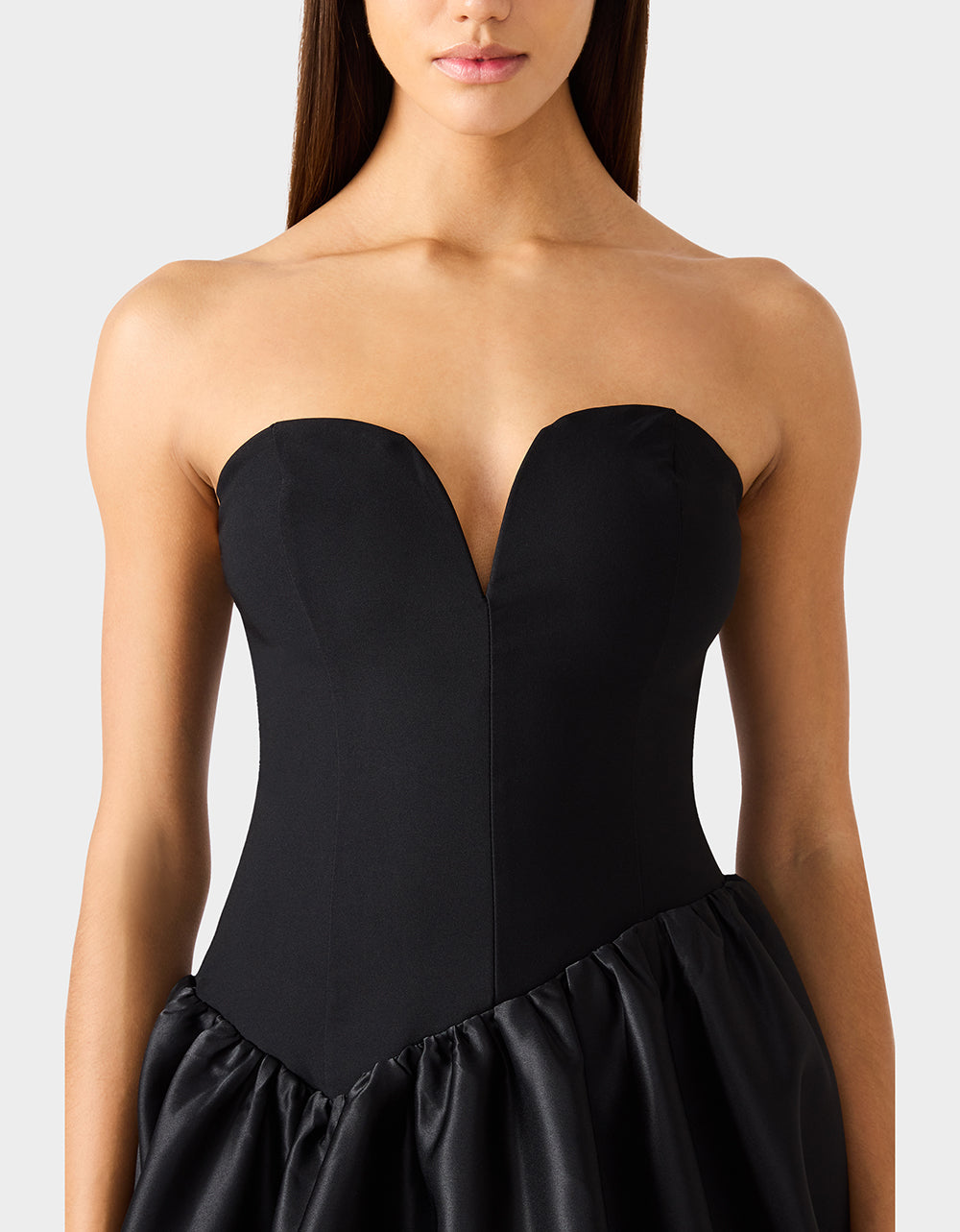 Women's Bubble Soiree Dress in Black | Size Medium