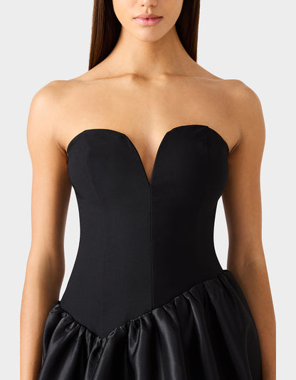 BUBBLE SOIREE DRESS BLACK - APPAREL - Betsey Johnson