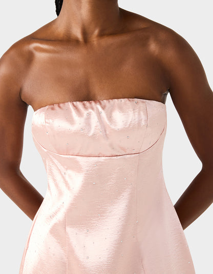 CONTOUR SPARKLE DRESS BLUSH - APPAREL - Betsey Johnson