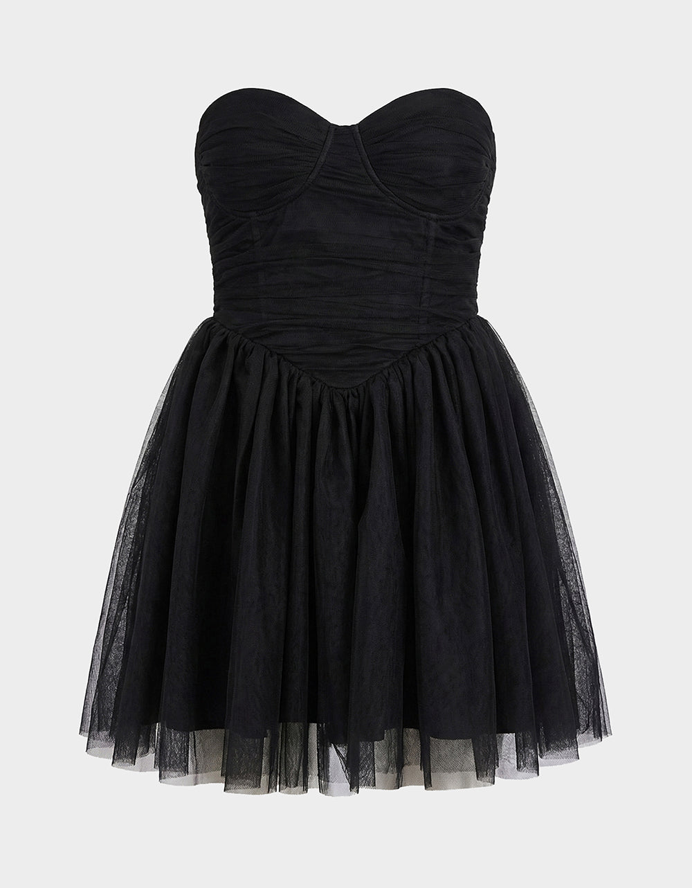 TULLE TWIRL DRESS BLACK - APPAREL - Betsey Johnson - view 2