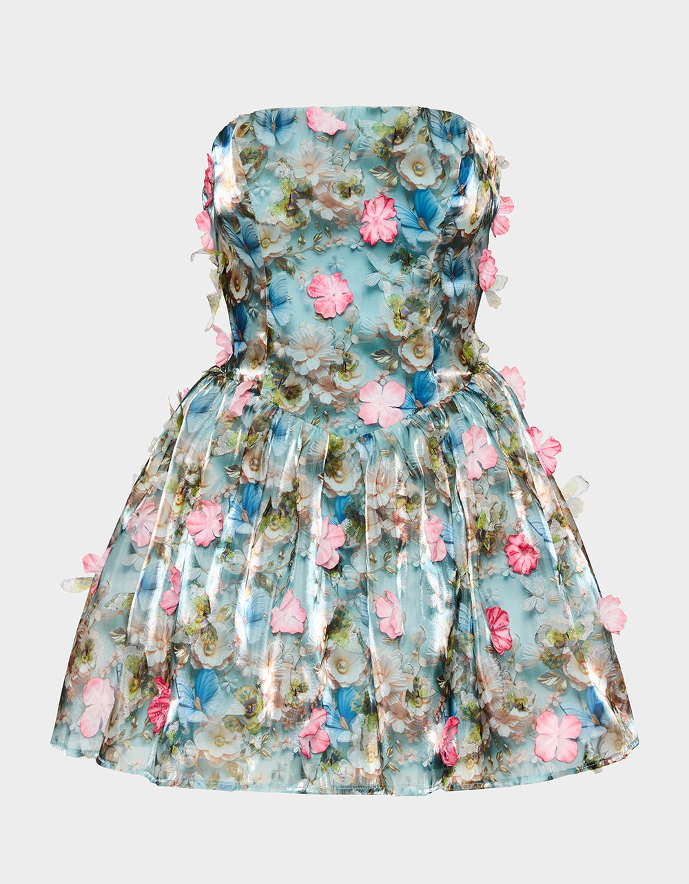 FLUTTER BLOOM DRESS MULTI - APPAREL - Betsey Johnson