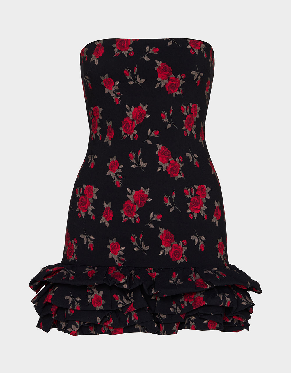 ROSIE POSIE DRESS BLACK - APPAREL - Betsey Johnson