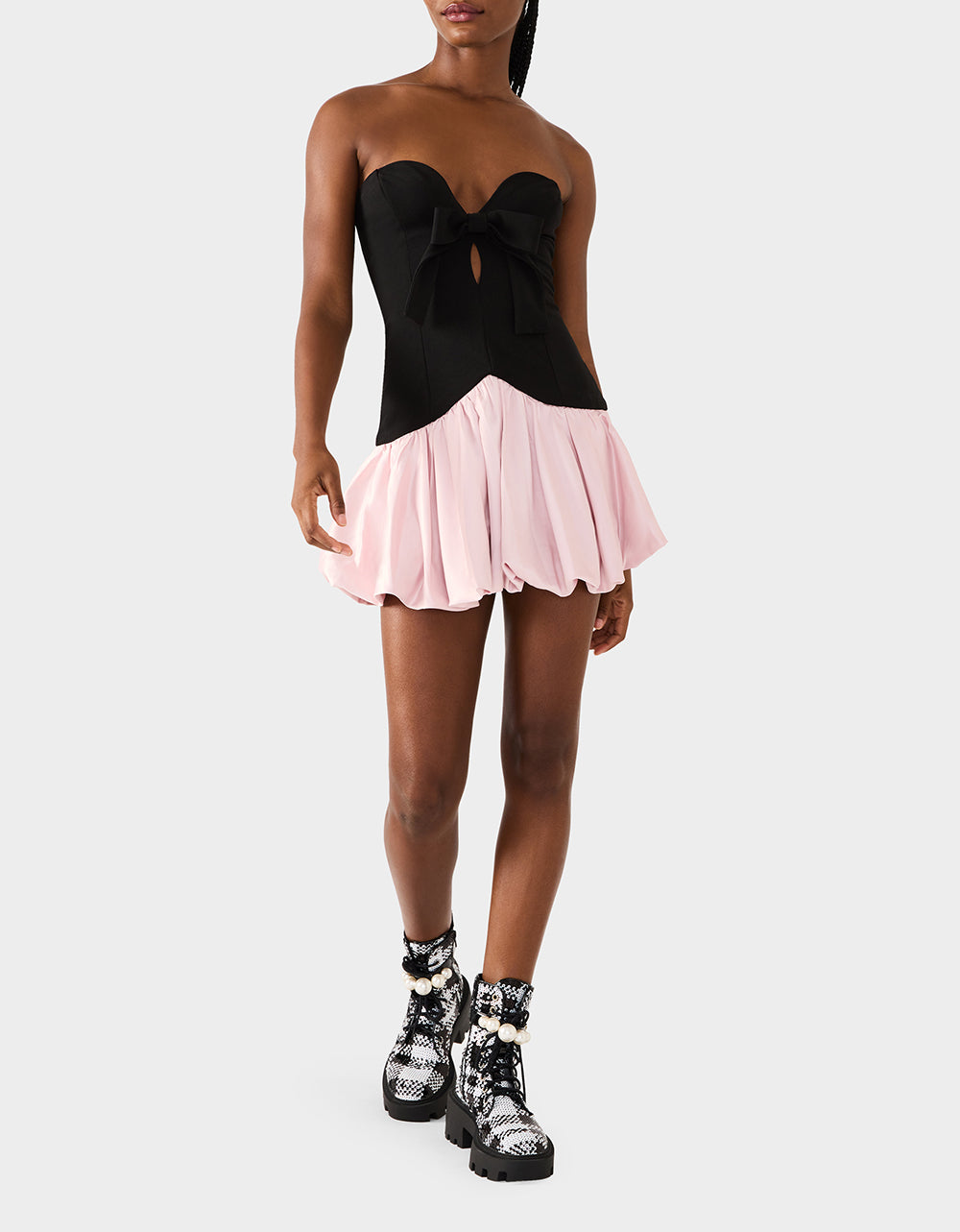 BETSEY'S BOW DRESS BLACK MULTI - APPAREL - Betsey Johnson - view 3