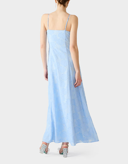 DAYDREAM DAISY MAXI DRESS LIGHT BLUE - APPAREL - Betsey Johnson