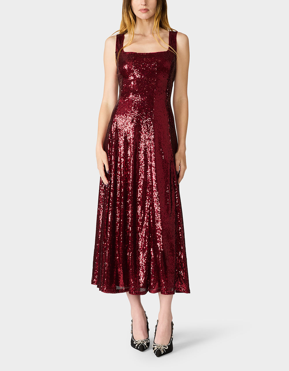 SEASON TO SPARKLE DRESS WINE - APPAREL - Betsey Johnson