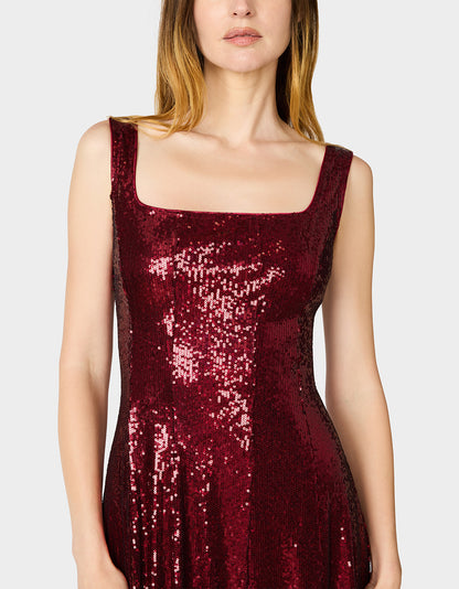 SEASON TO SPARKLE DRESS WINE - APPAREL - Betsey Johnson