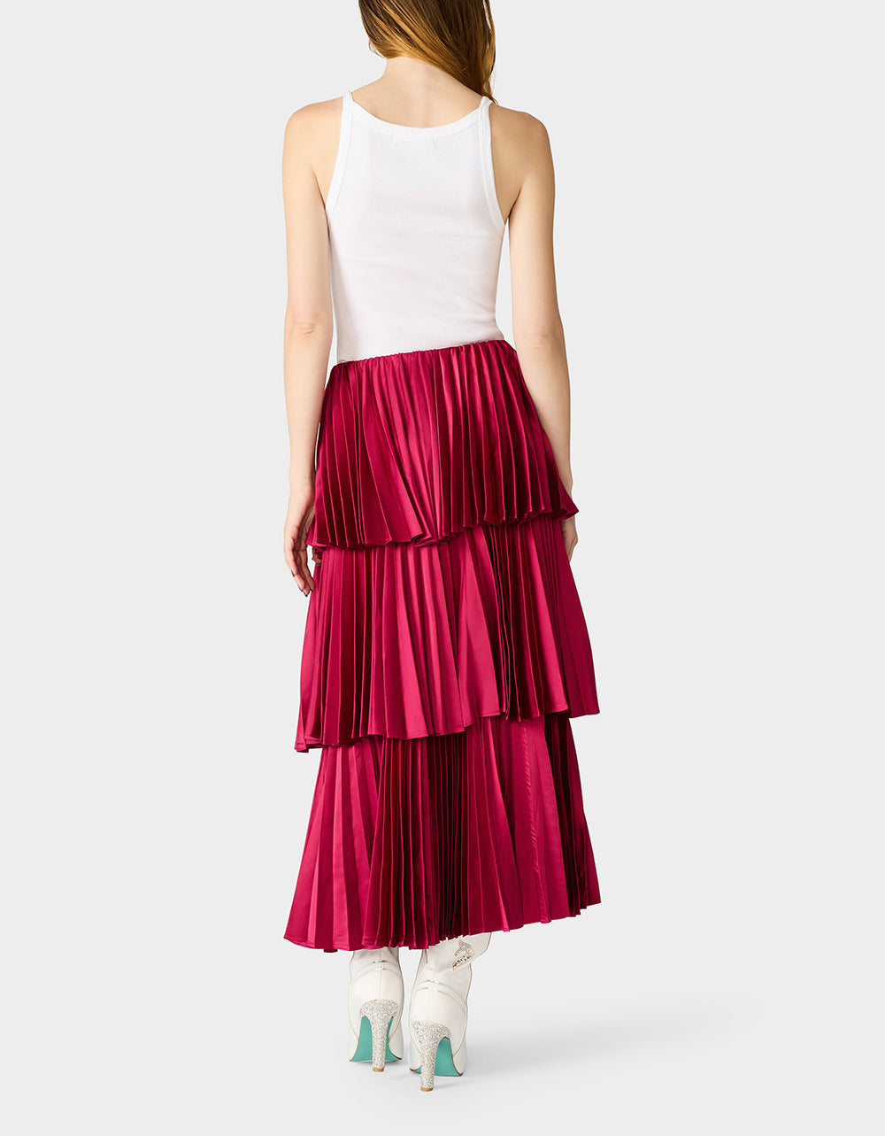 POINTSETTIA PASSION SKIRT WINE - APPAREL - Betsey Johnson - view 3