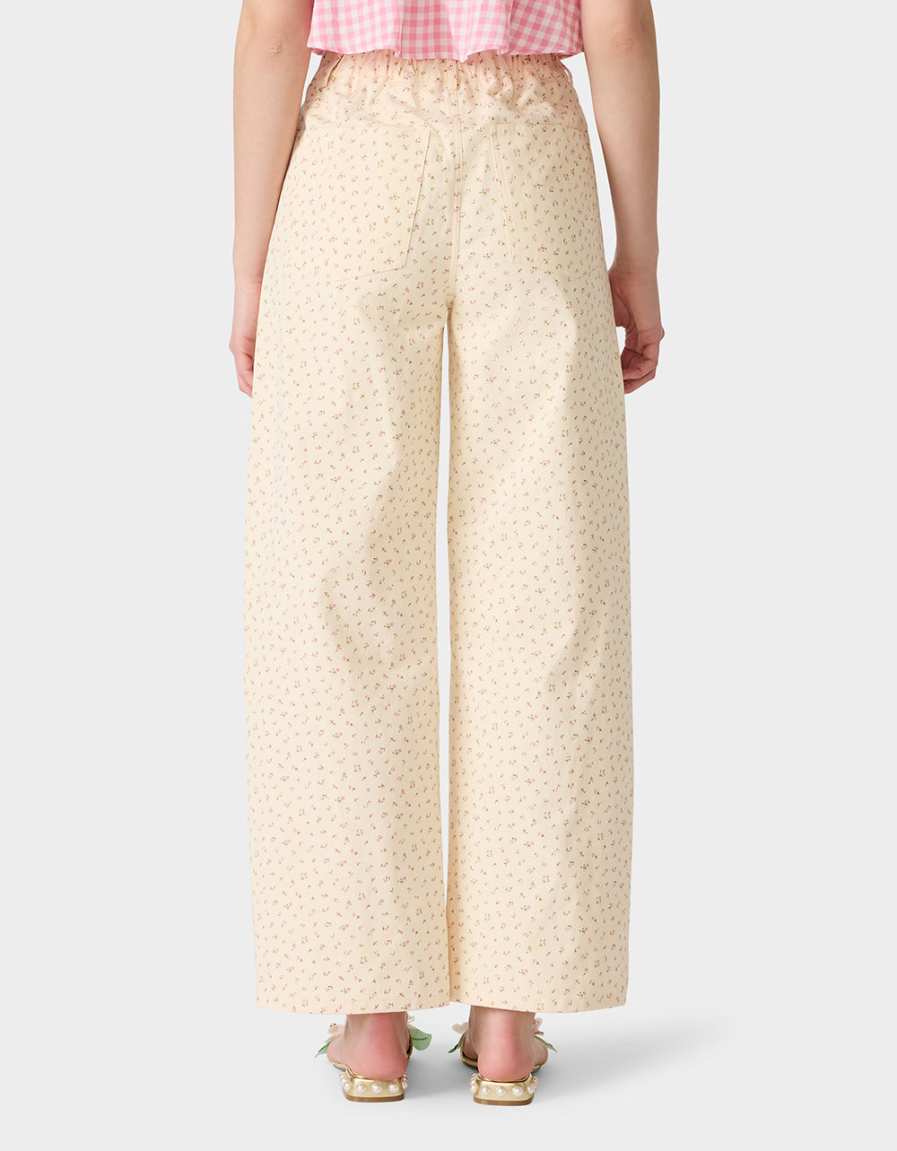 ROSEBUD JEANS CREAM - APPAREL - Betsey Johnson - view 6