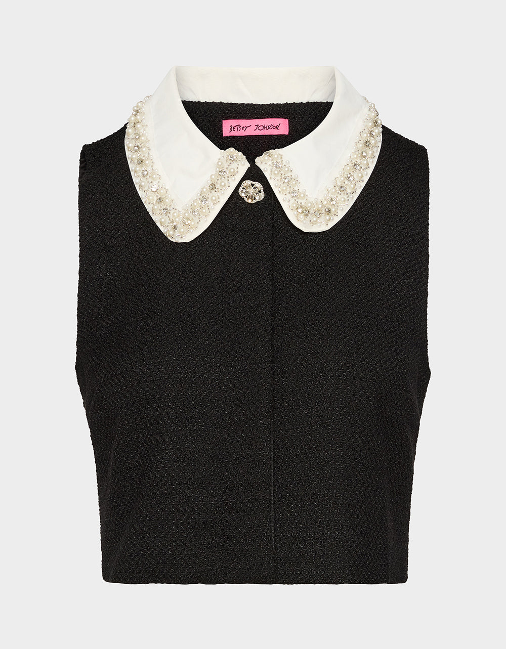 LUSTER NOIR TOP BLACK - APPAREL - Betsey Johnson - view 2