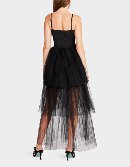 EMILY TULLE DRESS BLACK - APPAREL - Betsey Johnson