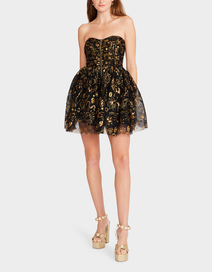 MIMI MINI DRESS BLACK - APPAREL - Betsey Johnson