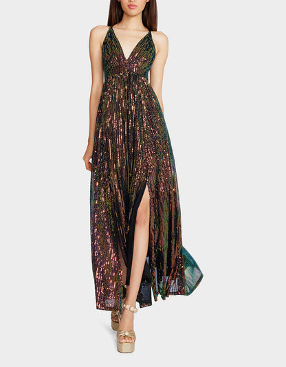 JAMES MAXI DRESS MULTI - APPAREL - Betsey Johnson