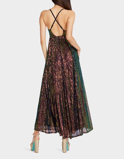 JAMES MAXI DRESS MULTI - APPAREL - Betsey Johnson