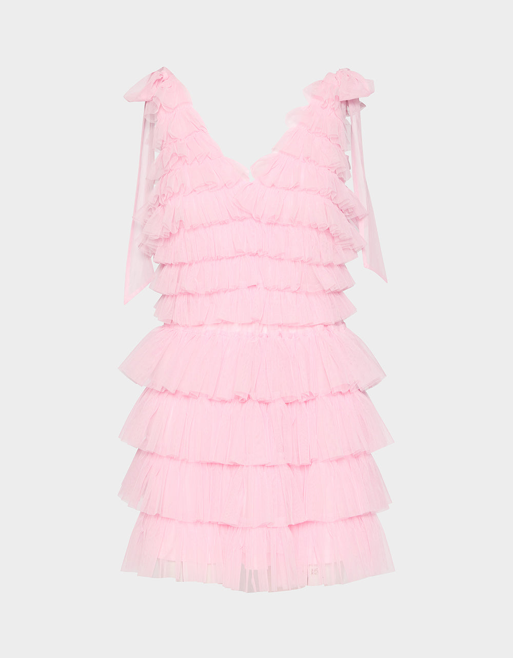 strapless open back dress JESSIE ROSE MINI DRESS PINK Women's Ruffle Flower Halter Dress – Betsey  Johnson main image 1
