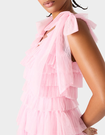 SUGAR PUFF DRESS PETAL PINK - APPAREL - Betsey Johnson
