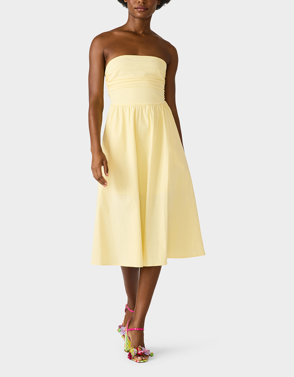 Women's Butter Up Dress Yellow in Butter Yellow | Size Medium