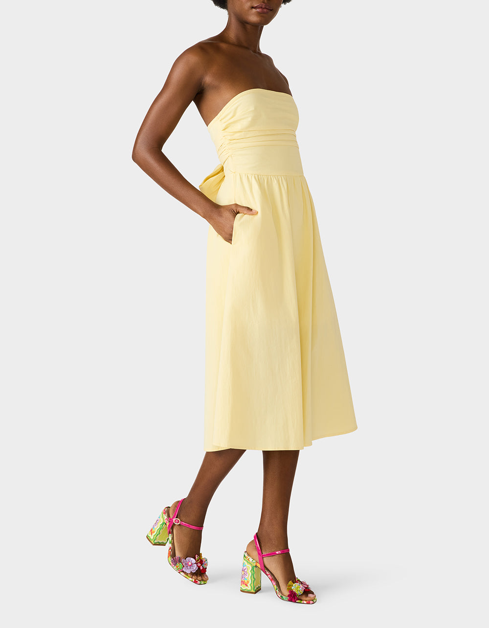 BUTTER UP DRESS YELLOW - APPAREL - Betsey Johnson - view 4