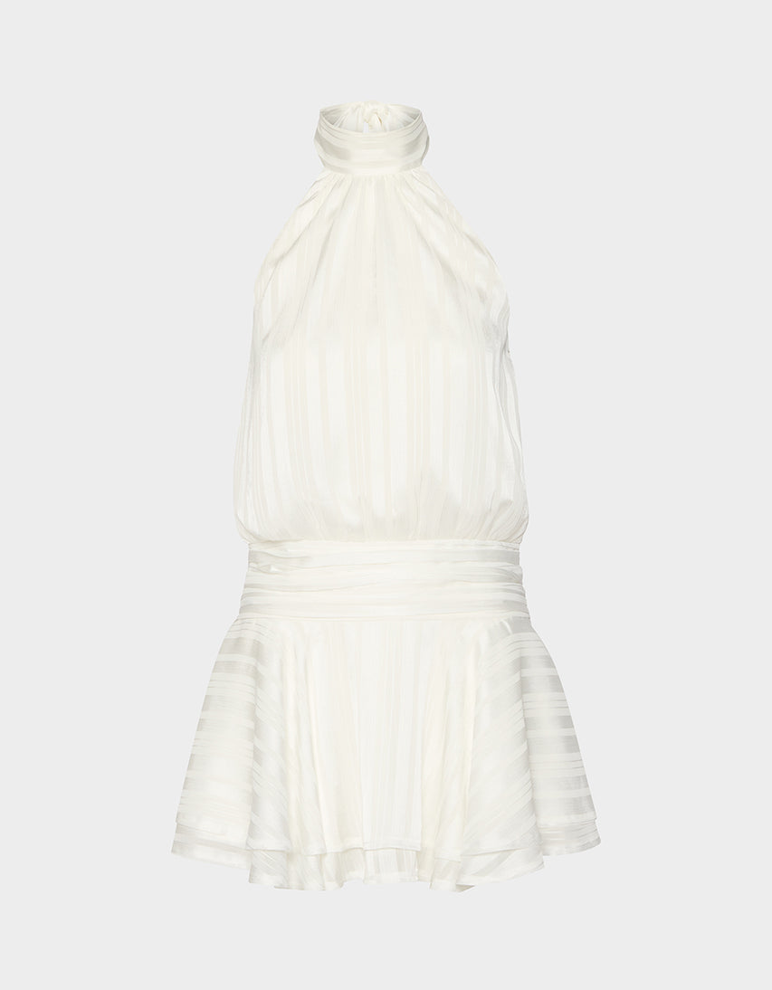 TWIRL DREAMS DRESS WHITE - APPAREL - Betsey Johnson
