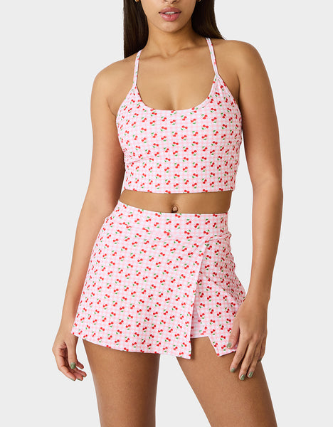 CHERRY GINGHAM SET PINK MULTI Women's Pink Cherry Gingham