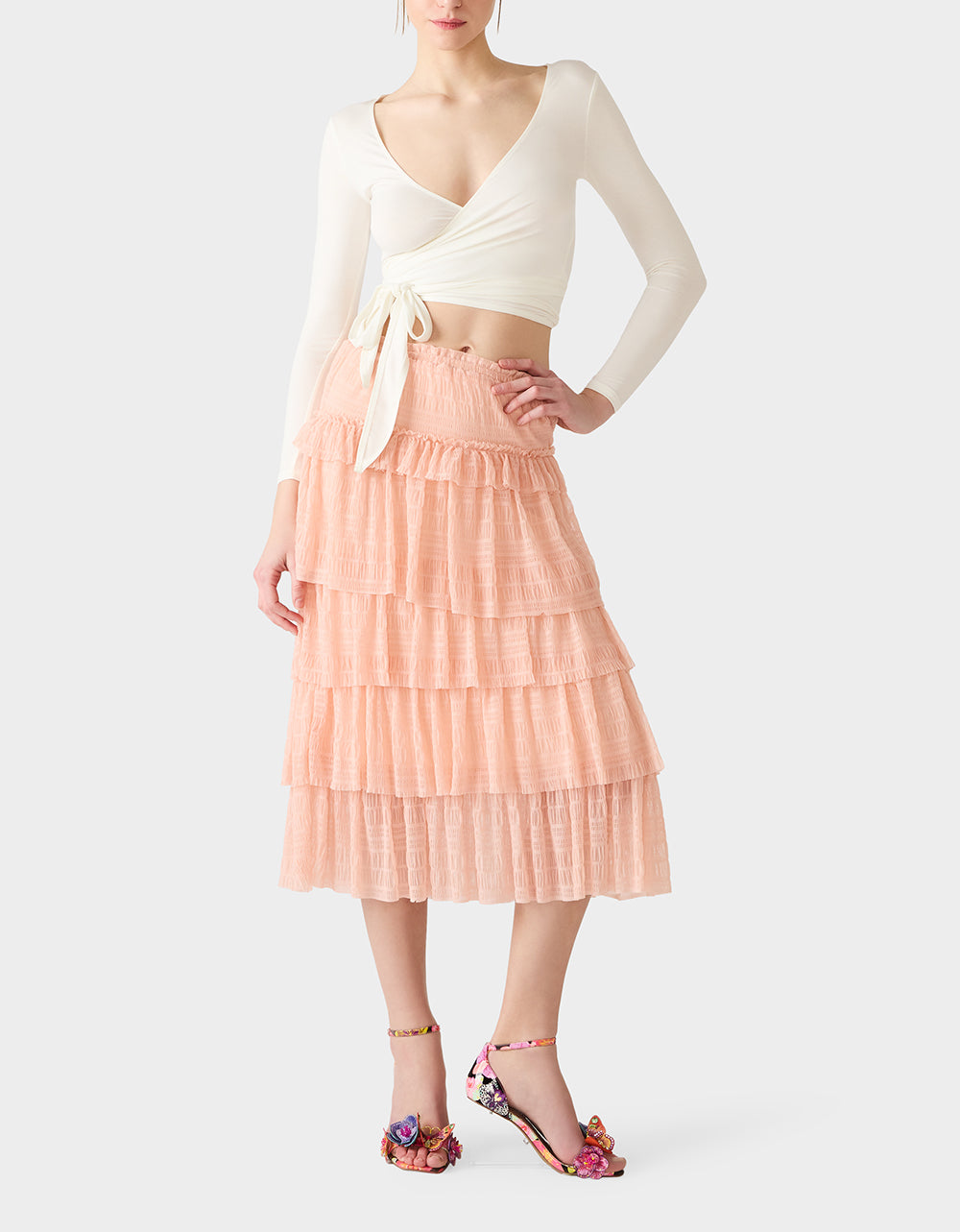 PINK DREAM SKIRT BLUSH - APPAREL - Betsey Johnson