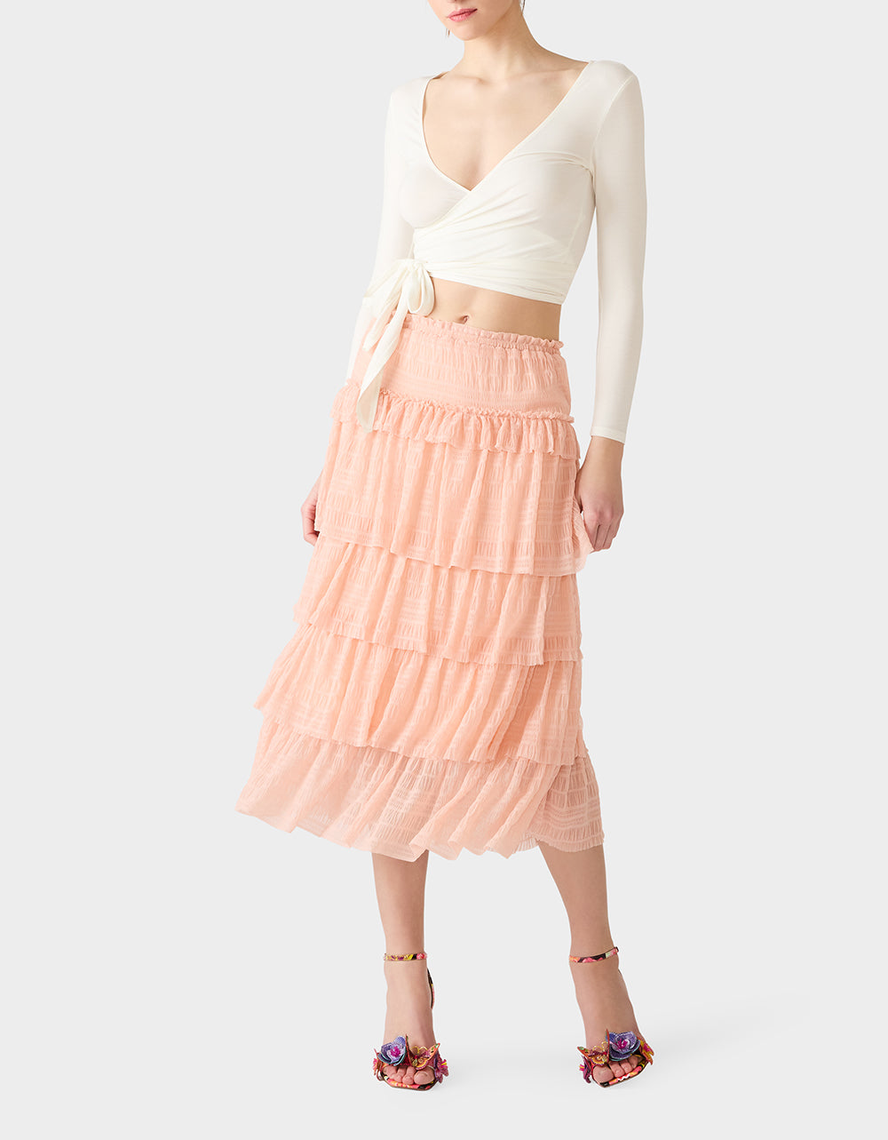 PINK DREAM SKIRT BLUSH - APPAREL - Betsey Johnson - view 4