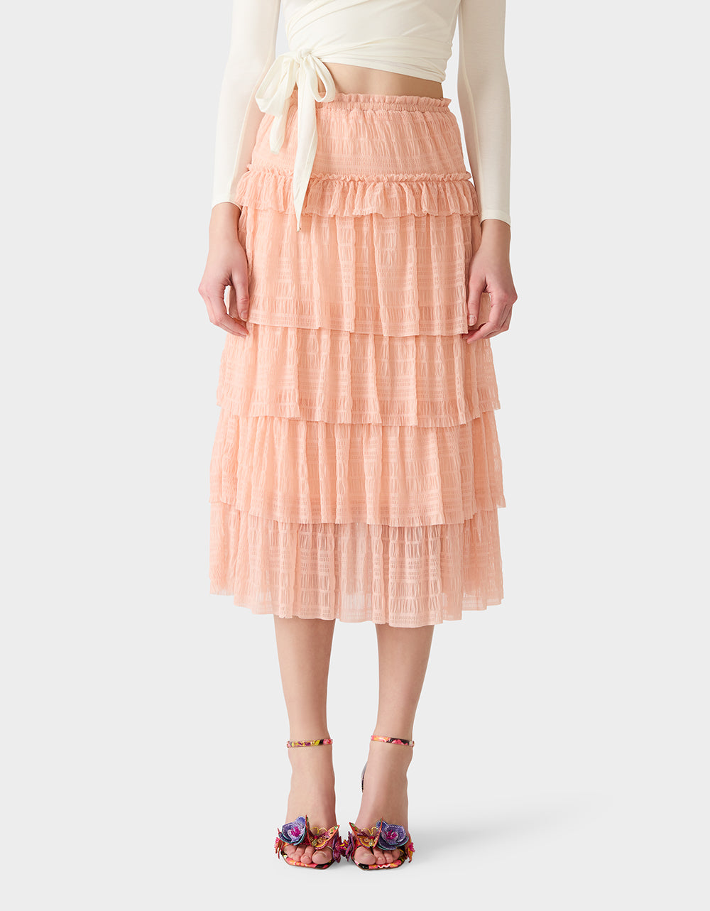 PINK DREAM SKIRT BLUSH - APPAREL - Betsey Johnson - view 5