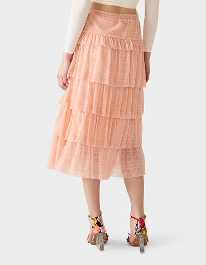 PINK DREAM SKIRT BLUSH - APPAREL - Betsey Johnson