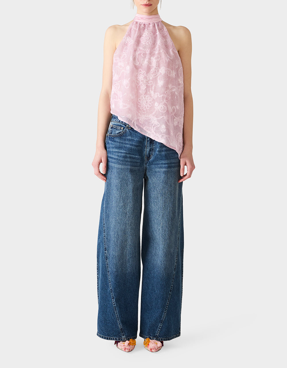 BLUSH IN BLOOM TOP PINK - APPAREL - Betsey Johnson