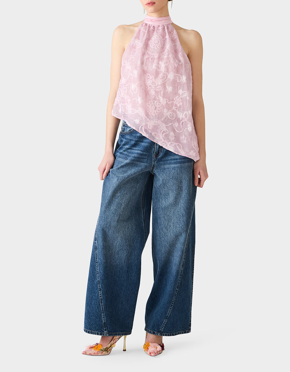 BLUSH IN BLOOM TOP PINK - APPAREL - Betsey Johnson - view 2