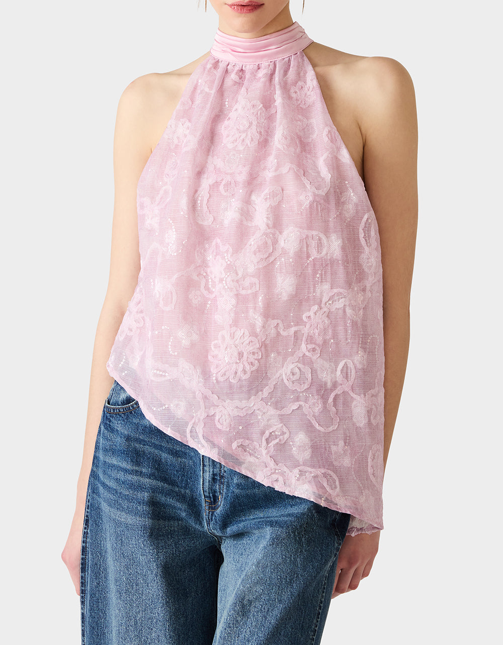 BLUSH IN BLOOM TOP PINK - APPAREL - Betsey Johnson - view 3