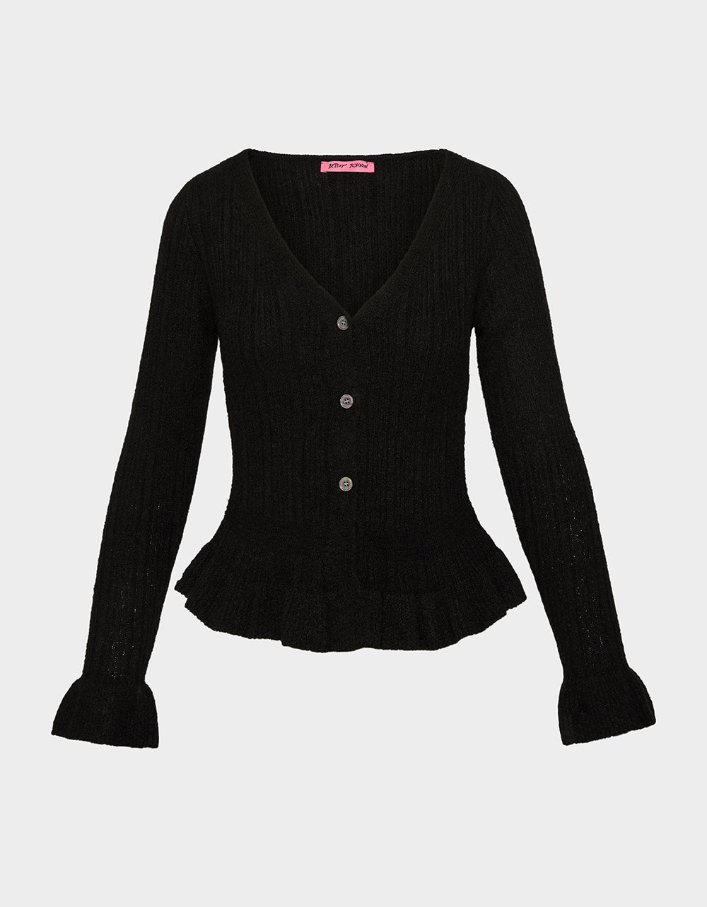BELLE CARDIGAN BLACK - APPAREL - Betsey Johnson