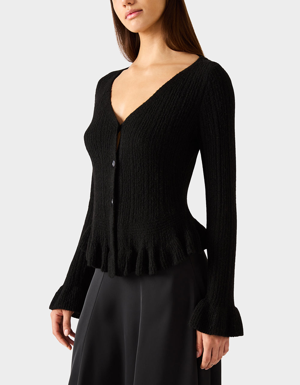 BELLE CARDIGAN BLACK - APPAREL - Betsey Johnson