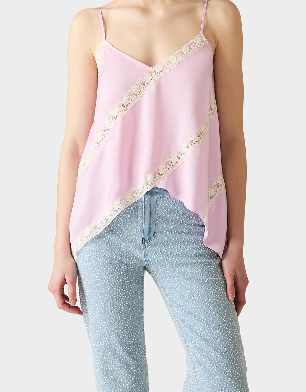 LACEBOUND TOP MAGENTA - APPAREL - Betsey Johnson - view 6