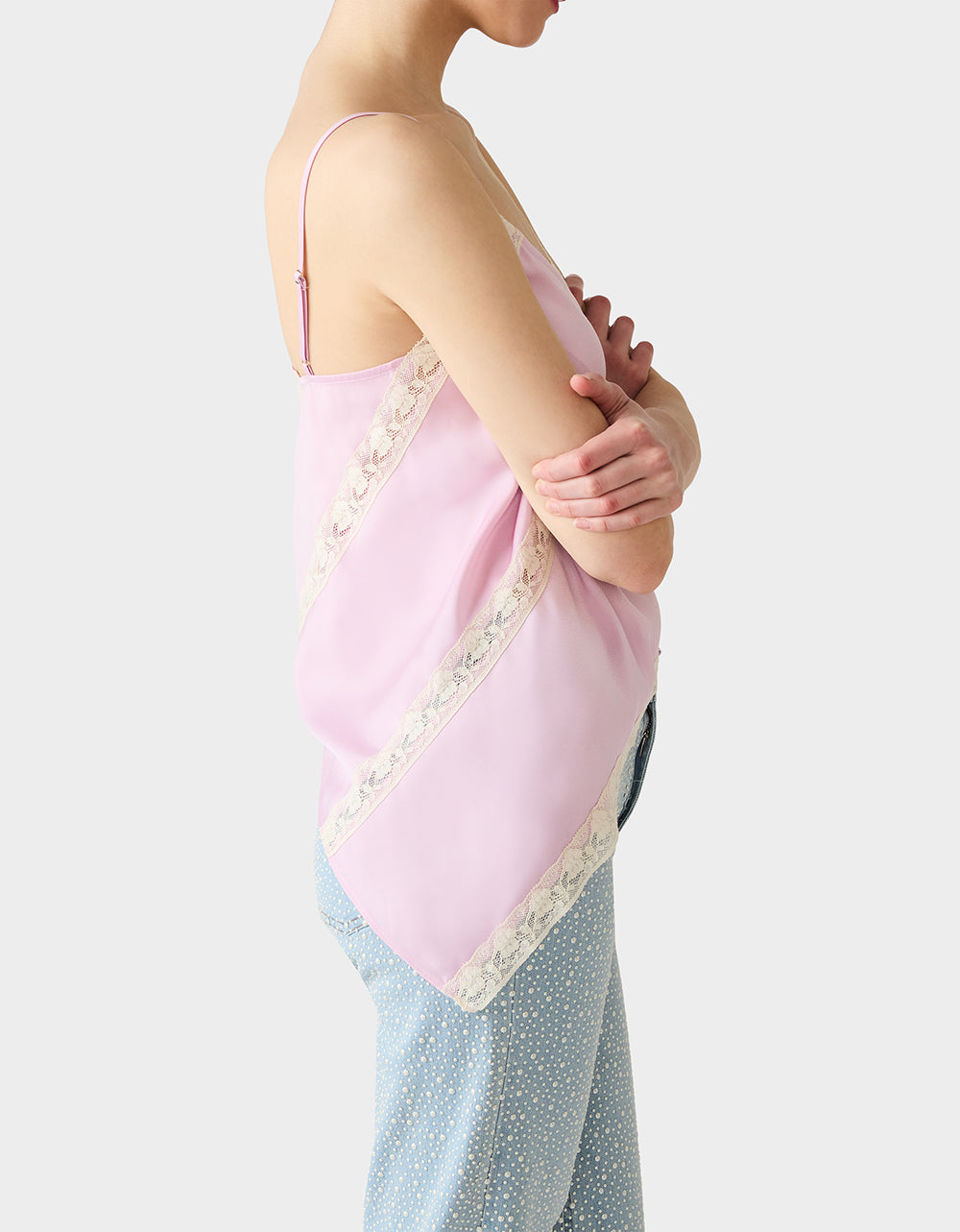 LACEBOUND TOP MAGENTA - APPAREL - Betsey Johnson - view 5